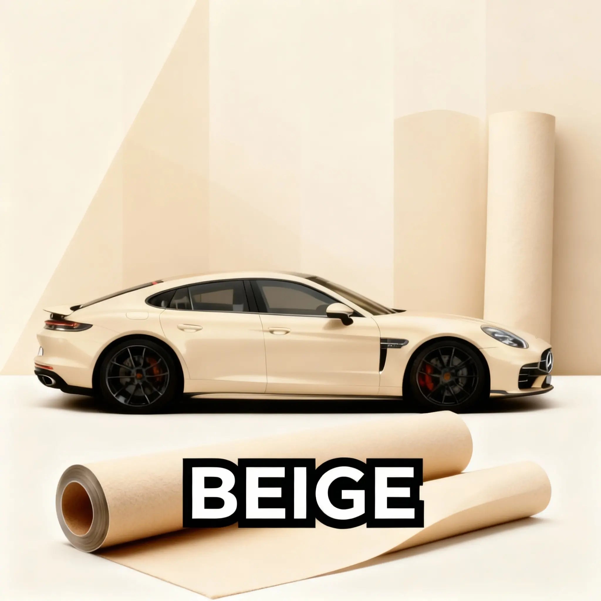 Beige Vinyl Wraps - Kaleido