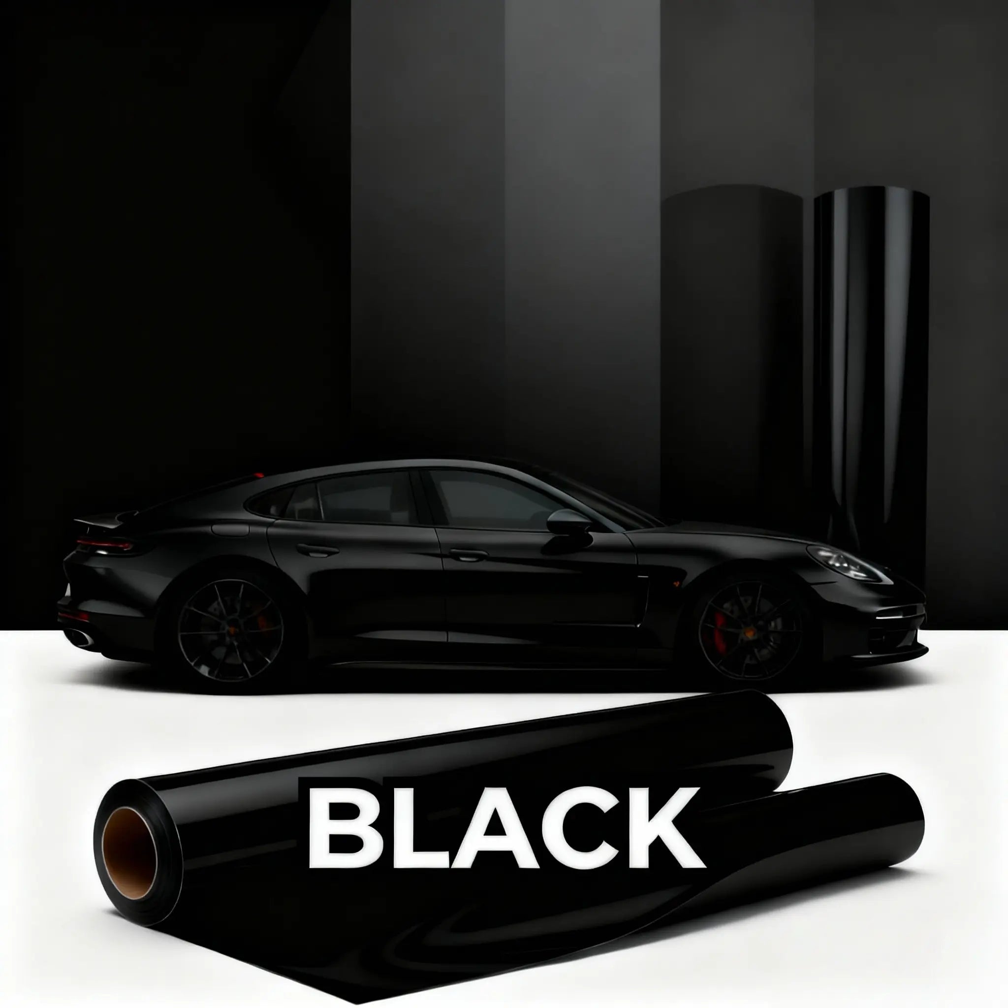 Black Vinyl Wraps - Kaleido