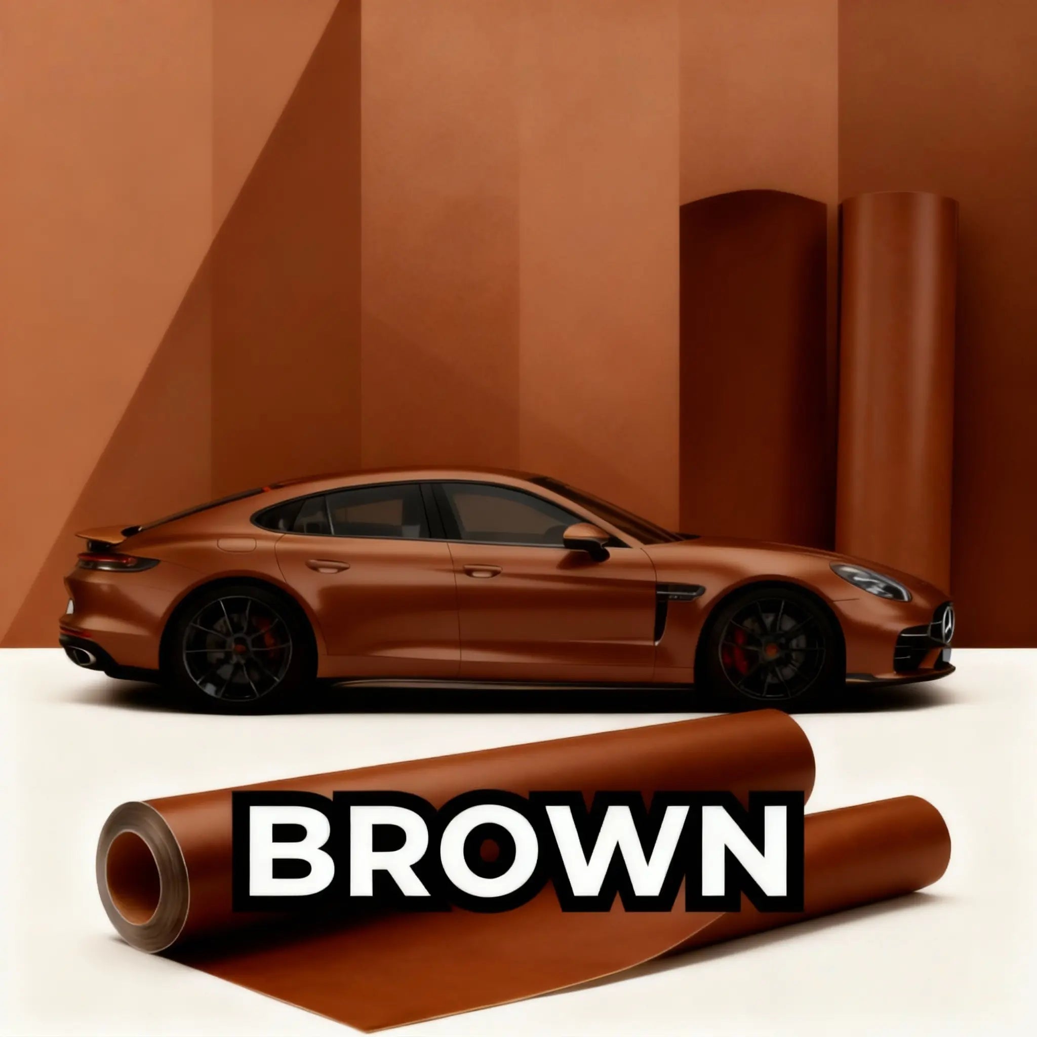 Brown Vinyl Wraps - Kaleido