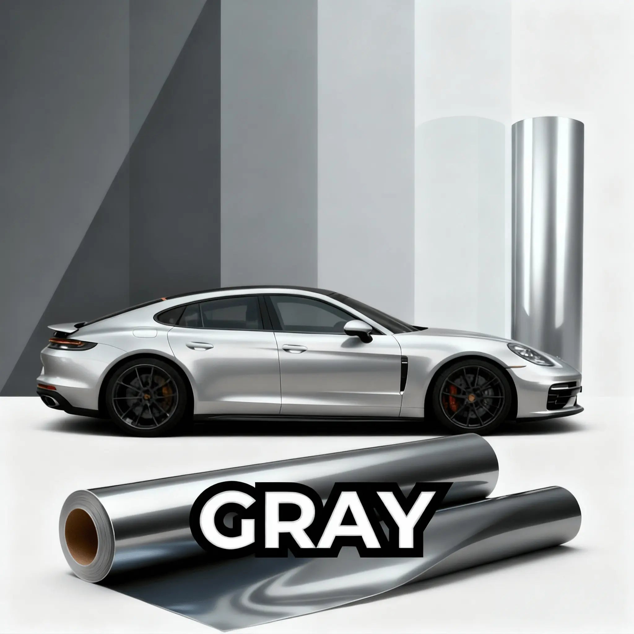 Gray Vinyl Wrap - Kaleido