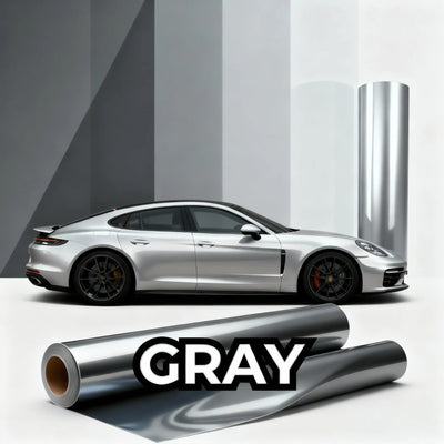 Gray Vinyl Wrap - Kaleido