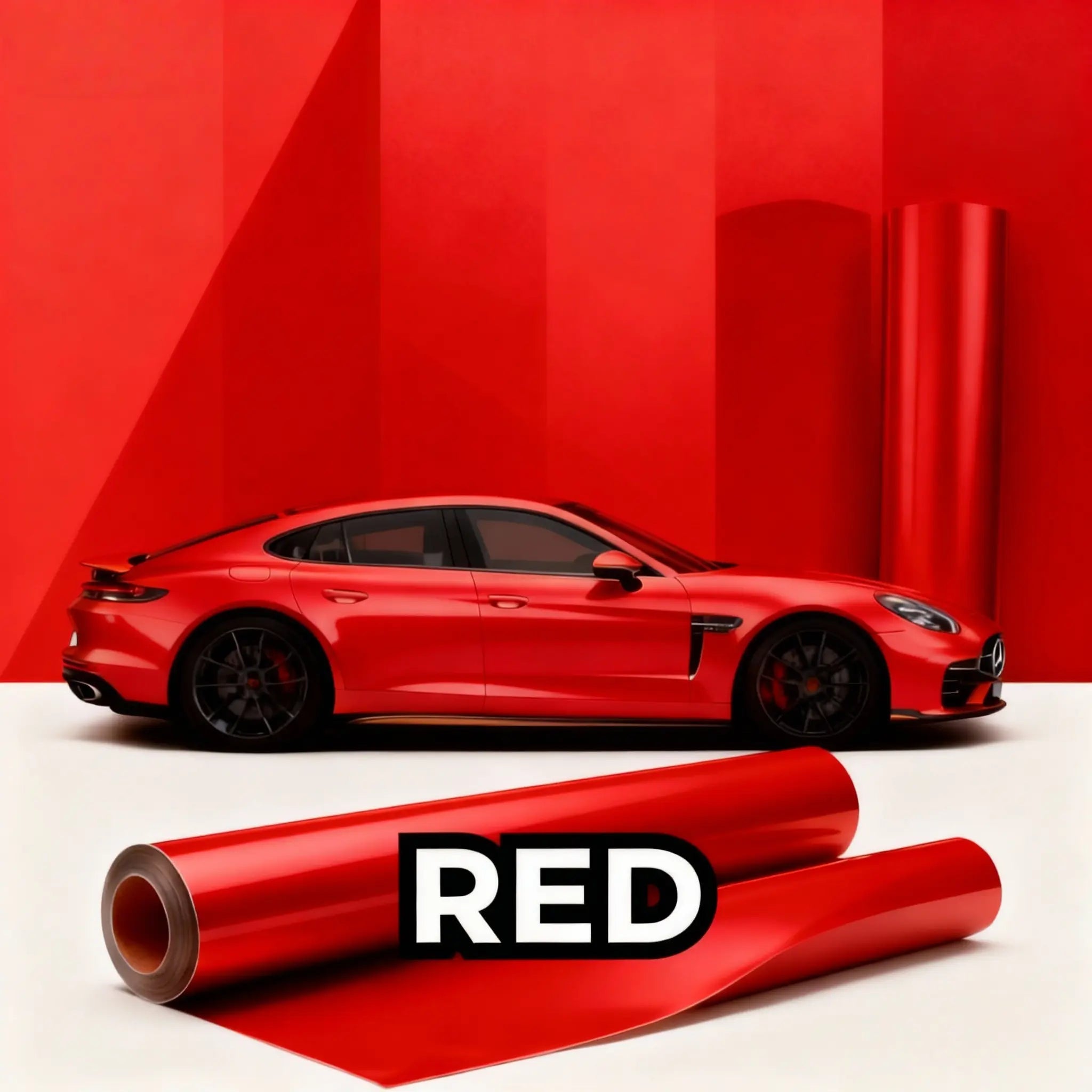 Red Vinyl Wraps - Kaleido