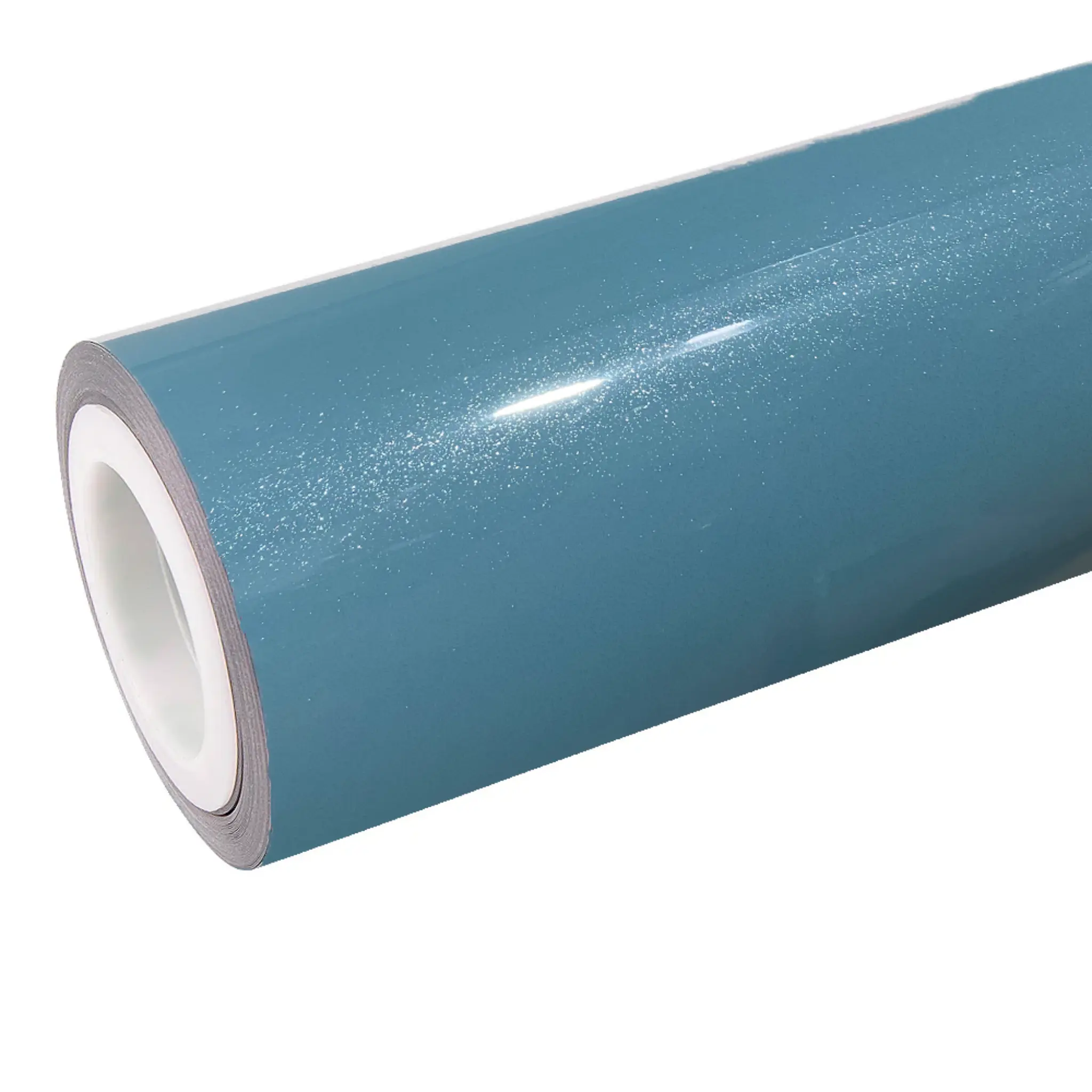 Diamond Iridescent Sea Mist Blue vinyl wrap roll - soft pearlescent blue with ocean shimmer - Kaleido