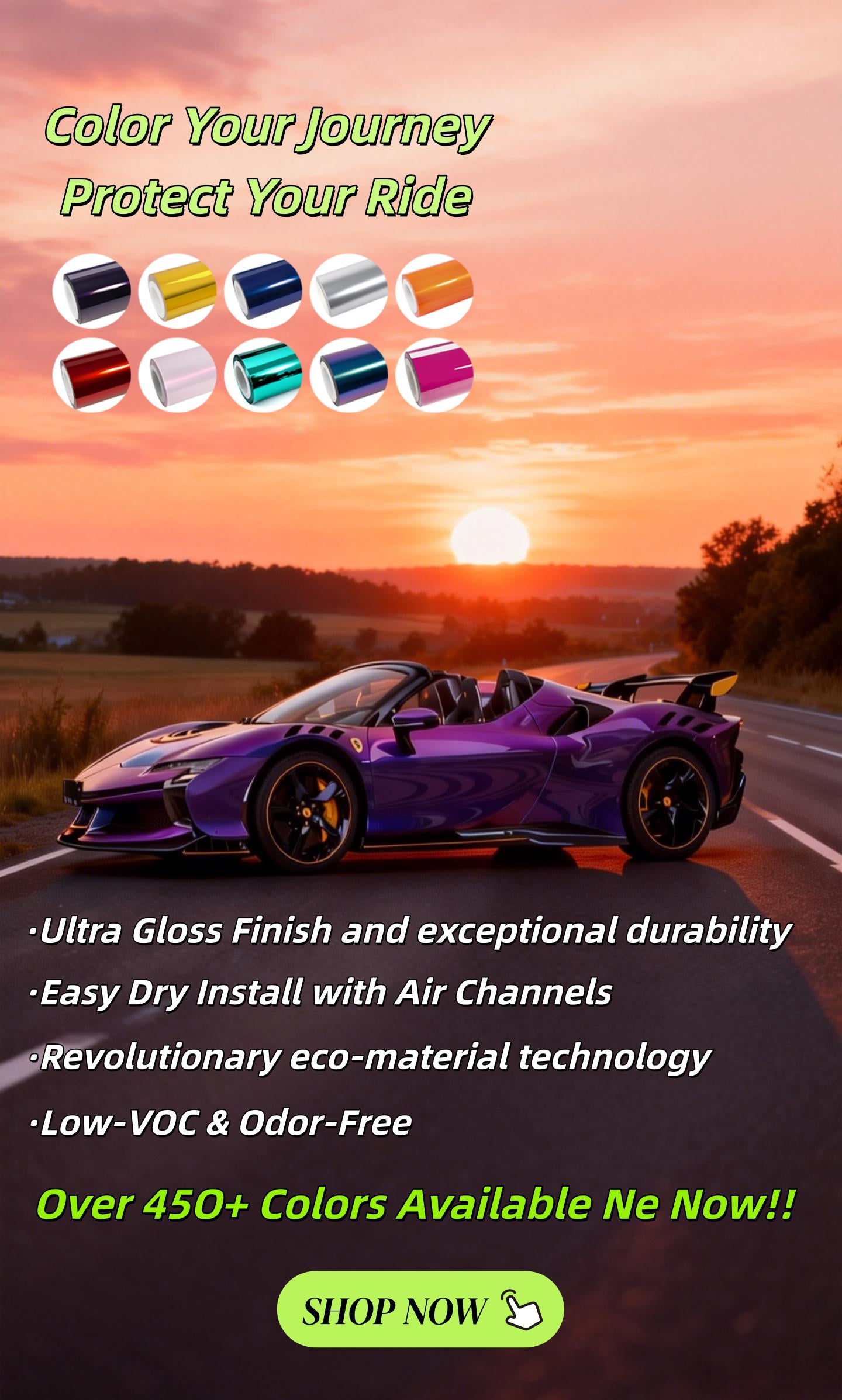 Kaleido Vinyl Wraps - Luxury car colors & paint protection - Discover the collection
