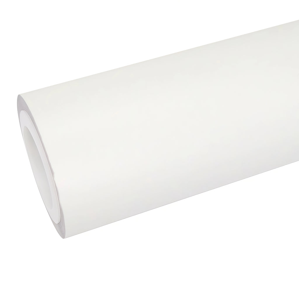 Lunar Matte White vinyl wrap roll - ultra-smooth matte finish with a clean moonlit white tone - Kaleido