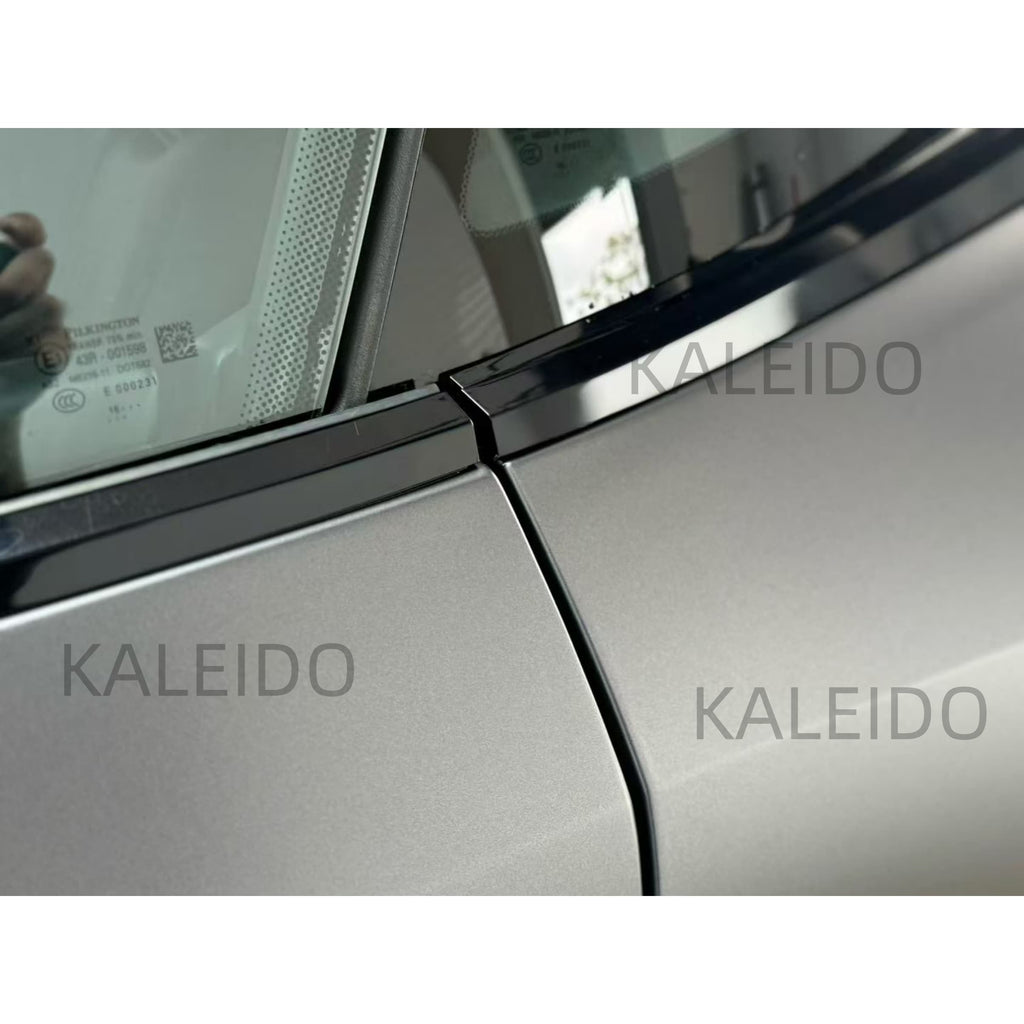 Macro detail showing the satin texture and metallic flakes on the Aston Martin DB11 - Kaleido