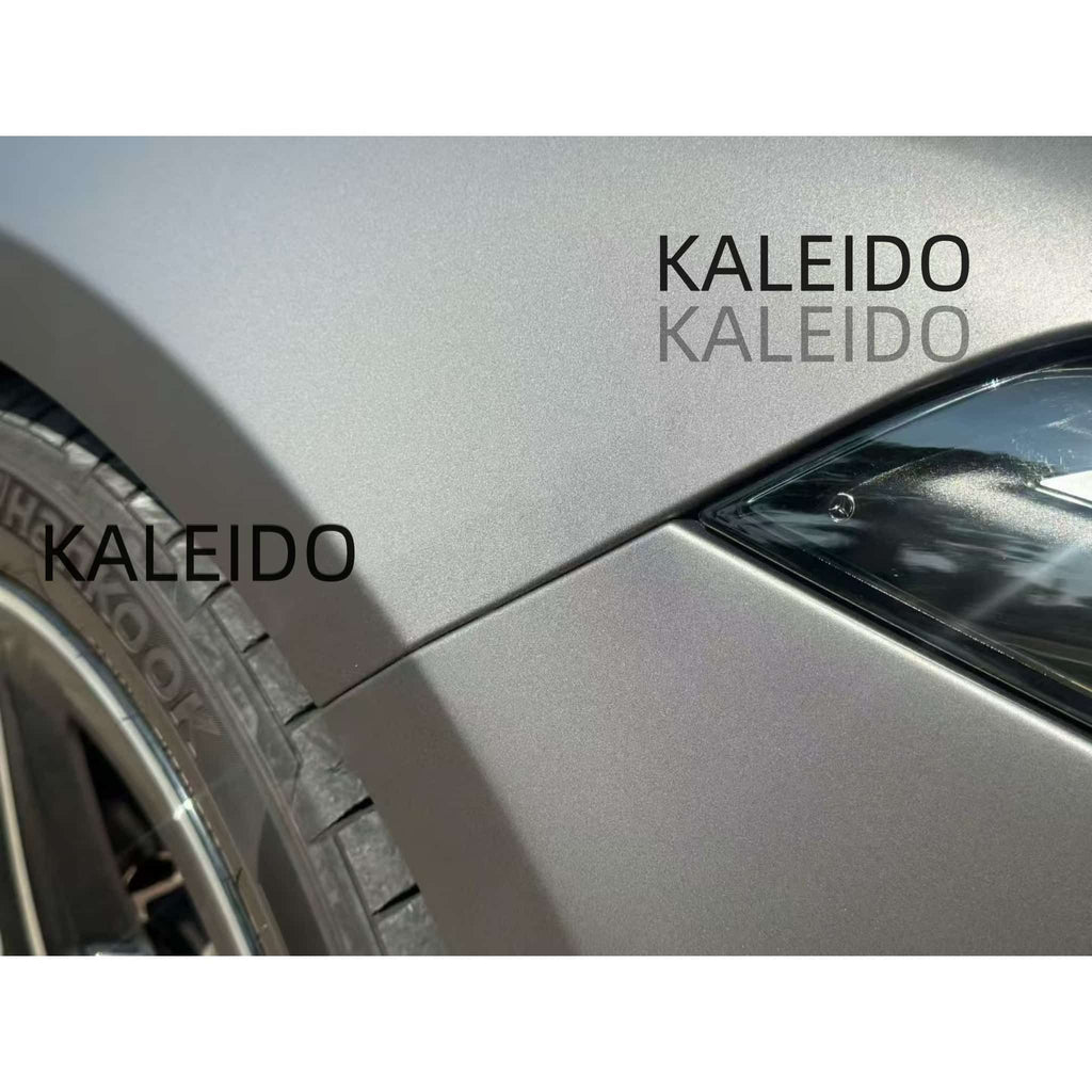 Macro detail showing the reflective properties of individual metallic flakes - Kaleido