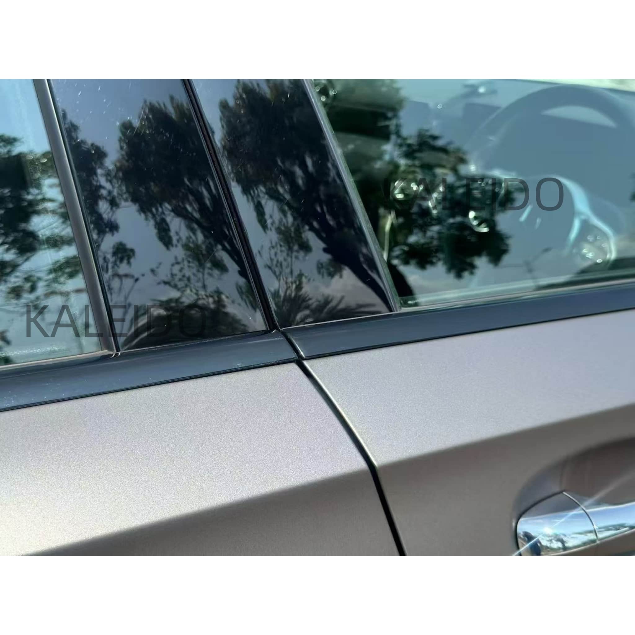 Texture detail of the satin finish and metallic flecks on the door panel - Kaleido