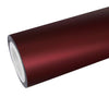 Satin Chrome Romanee Red Vinyl Wrap