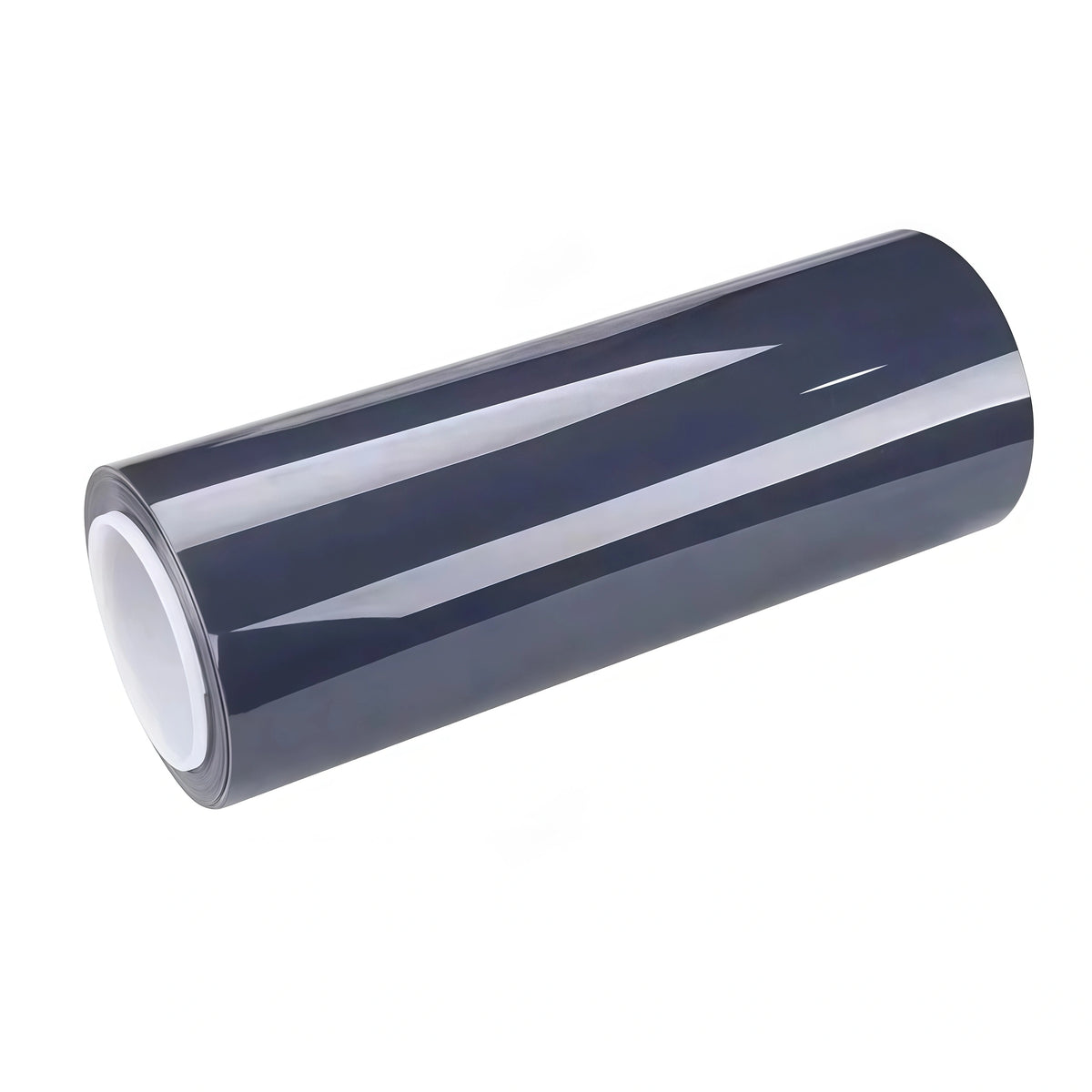 Roll of Soft Gray TPU headlight tint film on white background - Self-healing protective layer - Kaleido