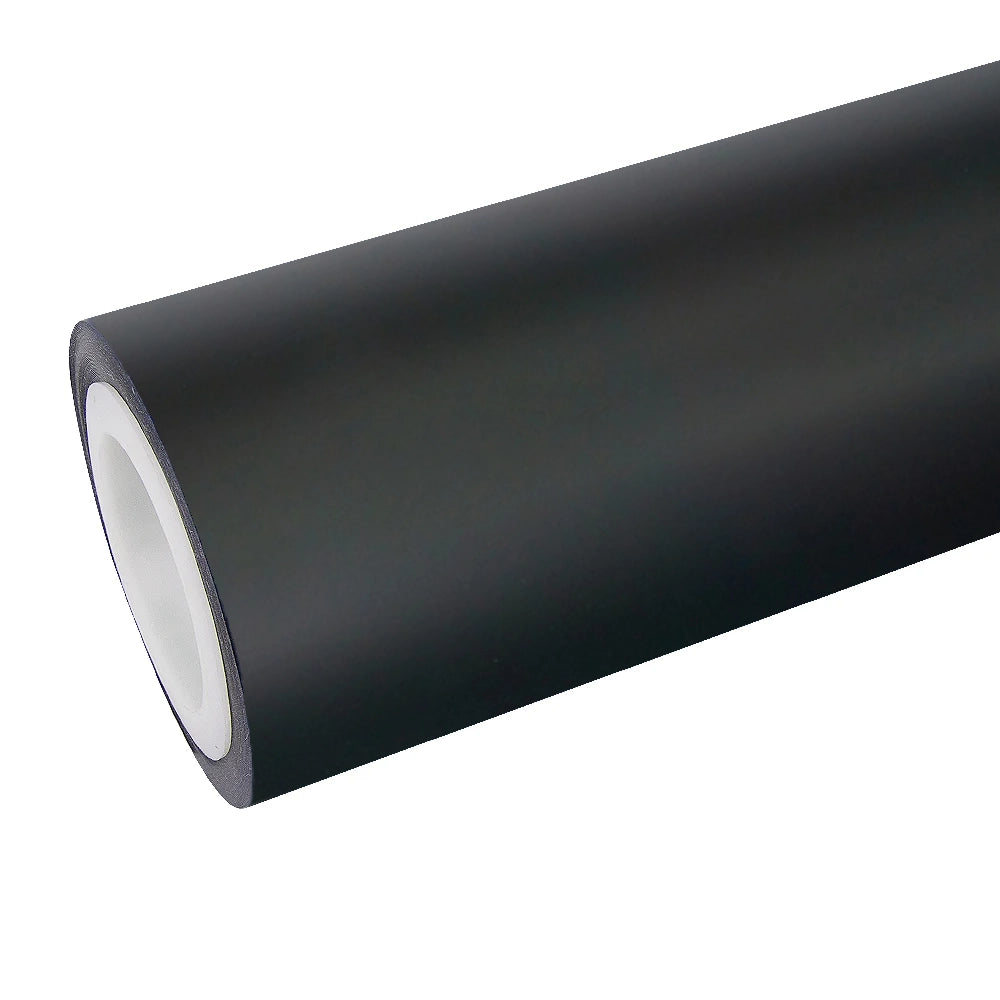 Stealth Matte Black vinyl wrap roll - deep non-reflective matte finish for a stealthy look - Kaleido